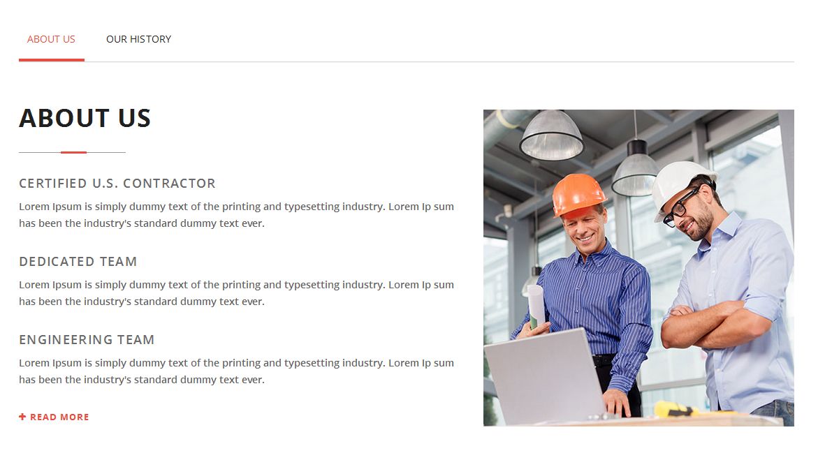 Aadi - Construction WordPress Theme